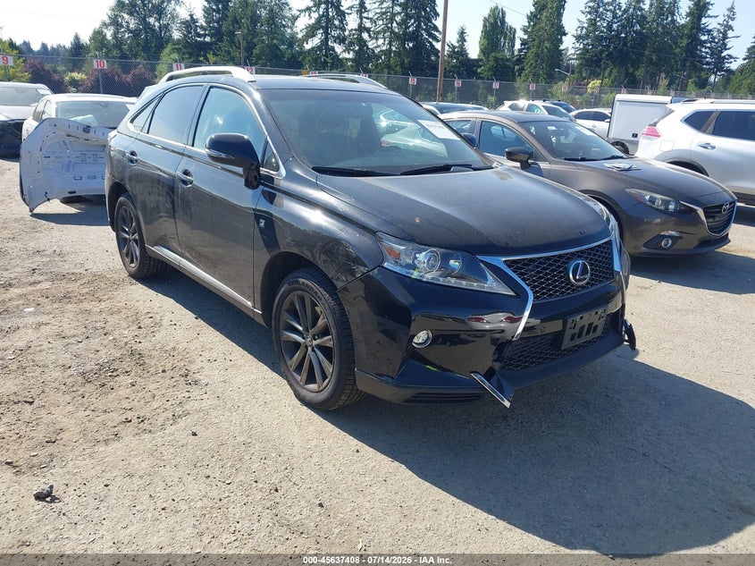 2015 Lexus Rx VIN 2T2BK1BA0FC329564 IAAI salvage auction — FRONT END, Bill Of Sale (Washington), sold $12,800 on 2026-07-25 (photo 1)