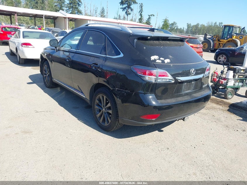 2015 Lexus Rx VIN 2T2BK1BA0FC329564 IAAI salvage auction — FRONT END, Bill Of Sale (Washington), sold $12,800 on 2026-07-25 (photo 3)