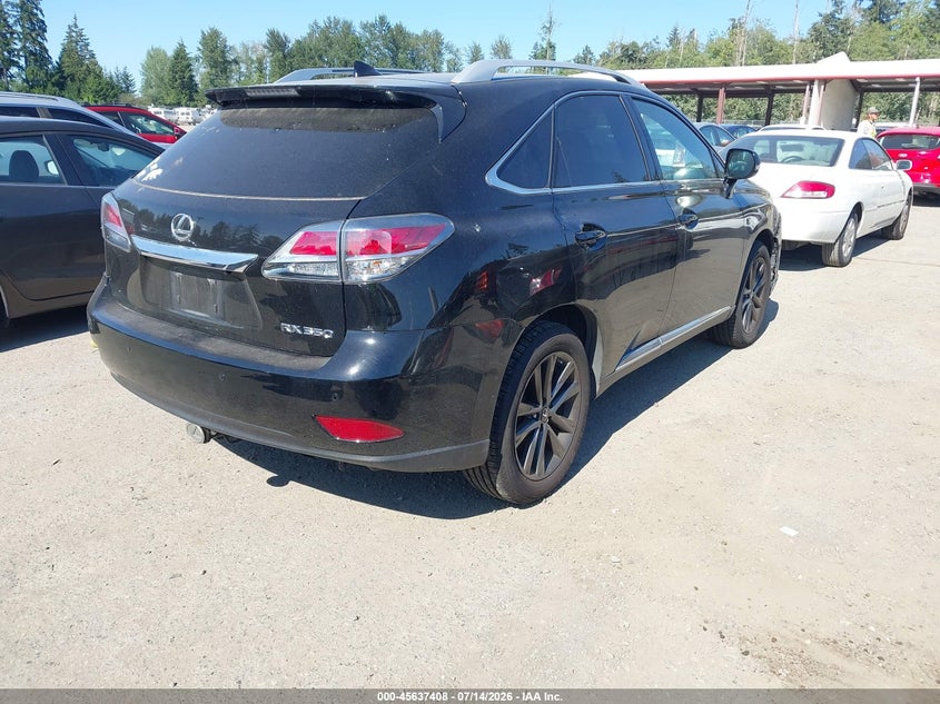 2015 Lexus Rx VIN 2T2BK1BA0FC329564 IAAI salvage auction — FRONT END, Bill Of Sale (Washington), sold $12,800 on 2026-07-25 (photo 4)
