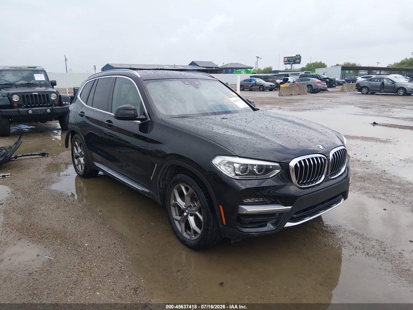 2020 BMW X3 VIN 5UXTY3C08L9C35766 — IAAI salvage auction photo