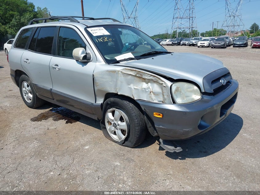 2006 Hyundai Santa fe VIN KM8SC73D86U108192 IAAI salvage auction — FRONT END, Salvage (Pennsylvania), sold $325 on 2026-07-31 (photo 6)