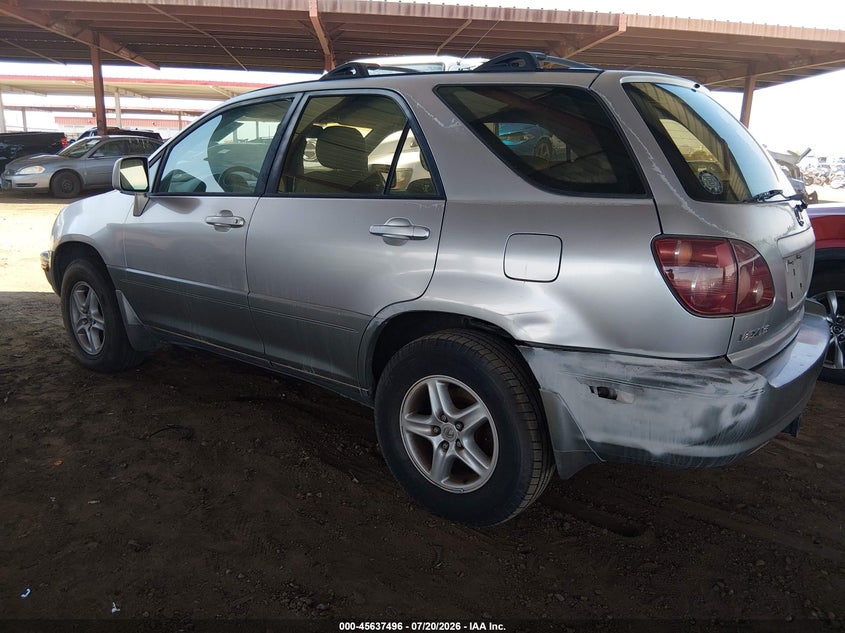 2000 Lexus Rx 300 VIN JT6GF10U0Y0049417 IAAI salvage auction — NORMAL WEAR, Clear (Florida), sold $50 on 2026-07-28 (photo 3)