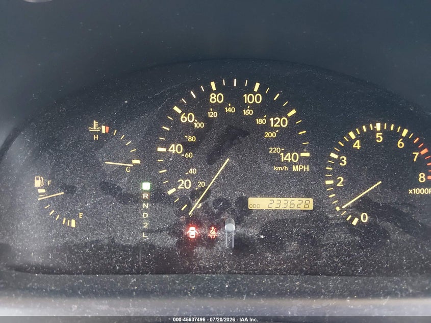 2000 Lexus Rx 300 VIN JT6GF10U0Y0049417 IAAI salvage auction — NORMAL WEAR, Clear (Florida), sold $50 on 2026-07-28 (photo 7)