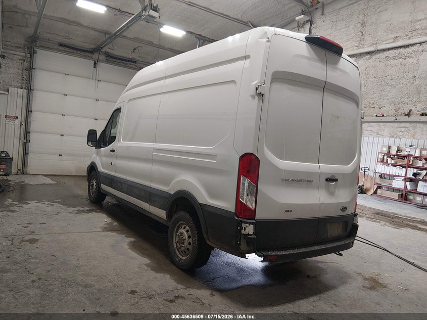 2022 Ford Transit VIN 1FTBR2X88NKA63350 IAAI salvage auction — FRONT & REAR, Salvage Title, sold $19,600 on 2026-07-29 (photo 3)