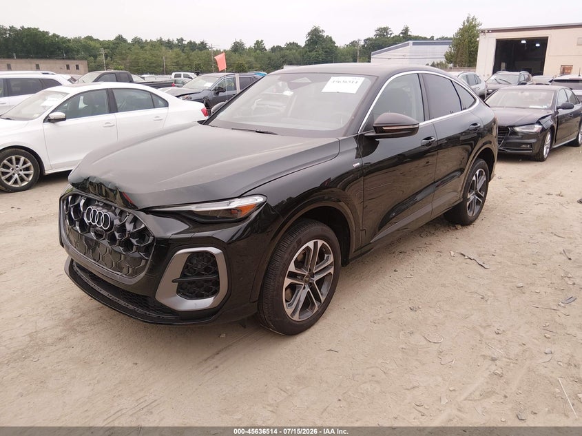 2025 Audi Q5 VIN WA1EAAGU2S2041796 IAAI salvage auction — REAR END, Salvage Title, sold $22,500 on 2026-08-19 (photo 2)