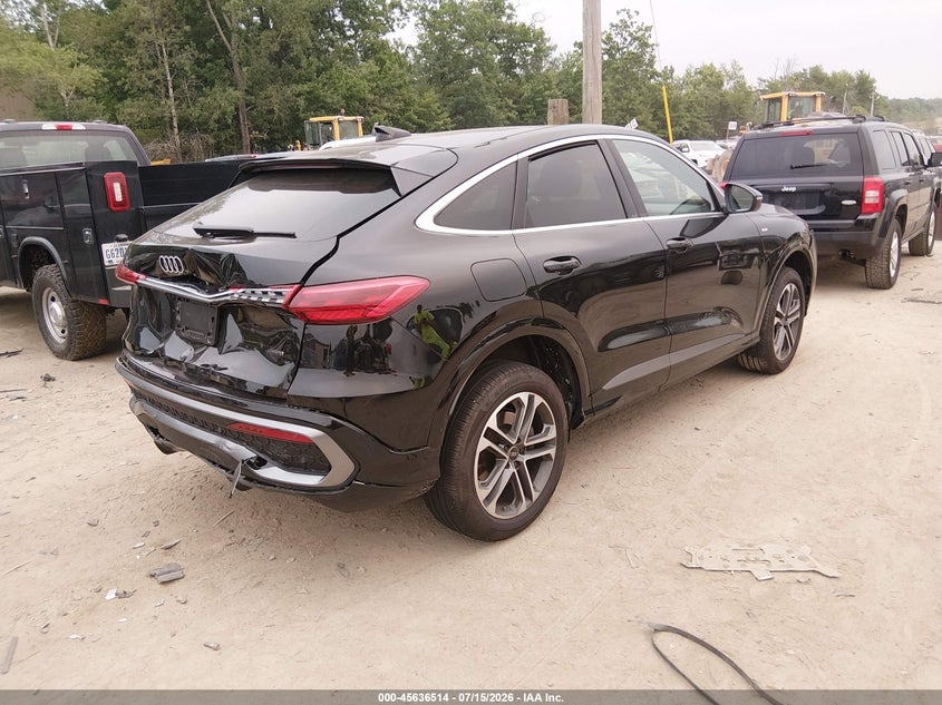 2025 Audi Q5 VIN WA1EAAGU2S2041796 IAAI salvage auction — REAR END, Salvage Title, sold $22,500 on 2026-08-19 (photo 4)