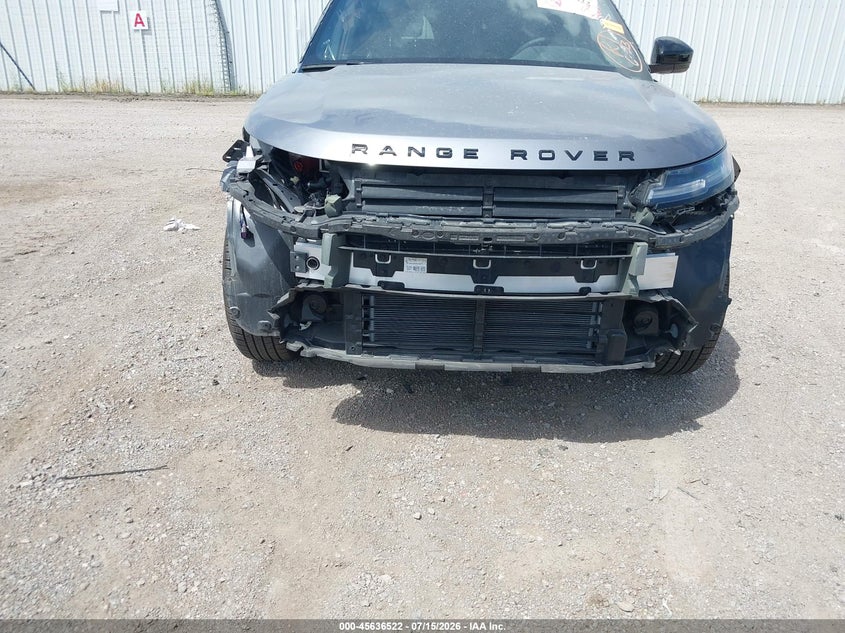 2026 Land rover Range rover evoque VIN SALZJ2FX1TH290400 IAAI salvage auction — FRONT END, Original (Texas), sold $16,950 on 2026-09-16 (photo 6)