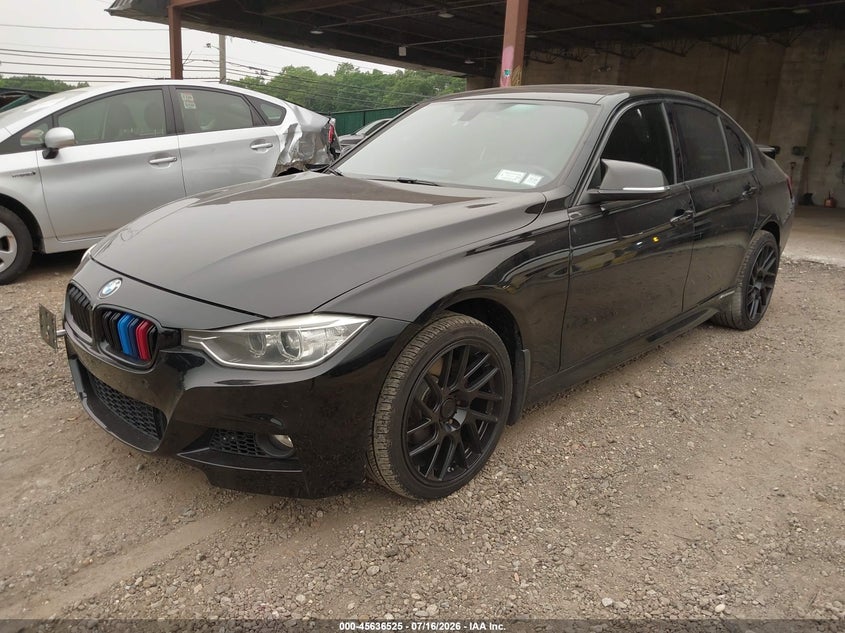 2015 BMW 3er VIN WBA3B3C52FF548259 IAAI salvage auction — REAR END, Mv-907A (New York), sold $2,975 on 2026-07-28 (photo 2)