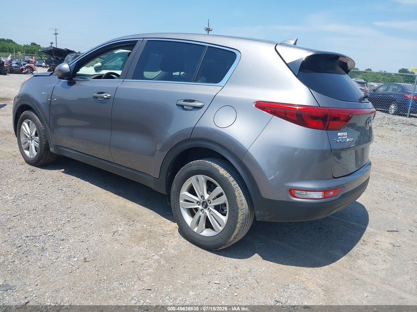 2017 Kia Sportage VIN KNDPMCAC3H7235900 IAAI salvage auction — RIGHT FRONT, Salvage (Pennsylvania), sold $1,800 on 2026-07-29 (photo 3)