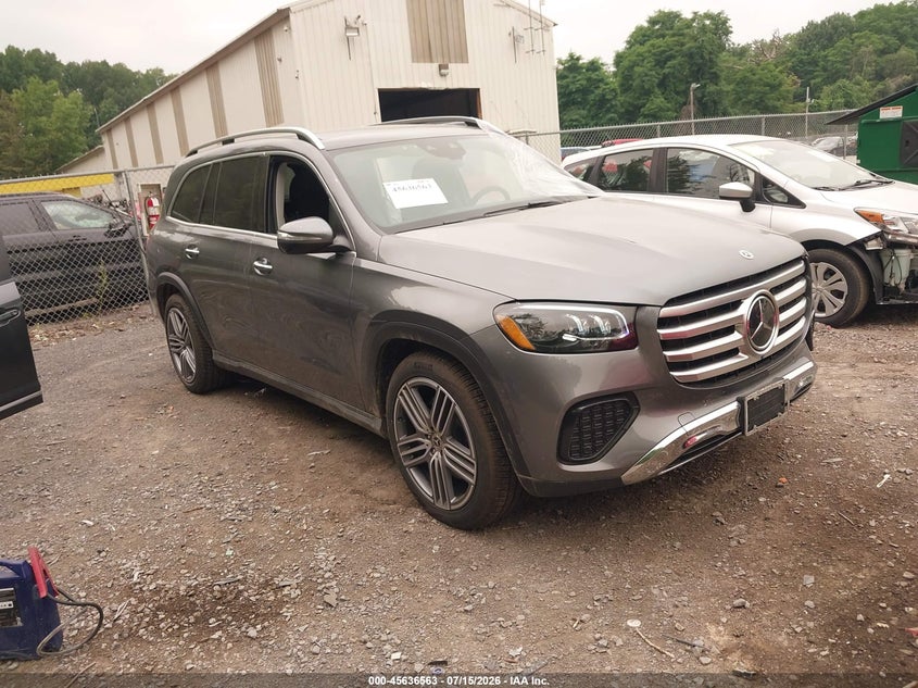 2025 Mercedes-benz Gls-klasse VIN 4JGFF5KE3SB363958 IAAI salvage auction — SIDE, Mv-907A (New York), sold $37,950 on 2026-08-04 (photo 1)