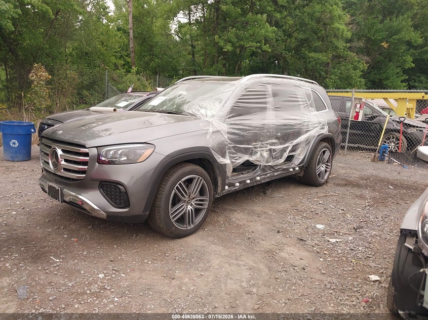 2025 Mercedes-benz Gls-klasse VIN 4JGFF5KE3SB363958 IAAI salvage auction — SIDE, Mv-907A (New York), sold $37,950 on 2026-08-04 (photo 2)