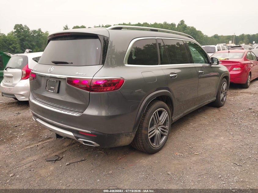 2025 Mercedes-benz Gls-klasse VIN 4JGFF5KE3SB363958 IAAI salvage auction — SIDE, Mv-907A (New York), sold $37,950 on 2026-08-04 (photo 4)