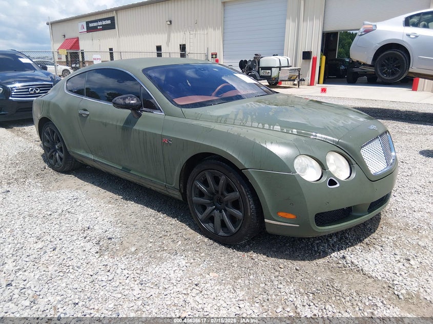 2005 Bentley Continental VIN SCBCR63W95C027597 IAAI salvage auction — NORMAL WEAR, Clear (Alabama), sold $4,050 on 2026-08-31 (photo 1)