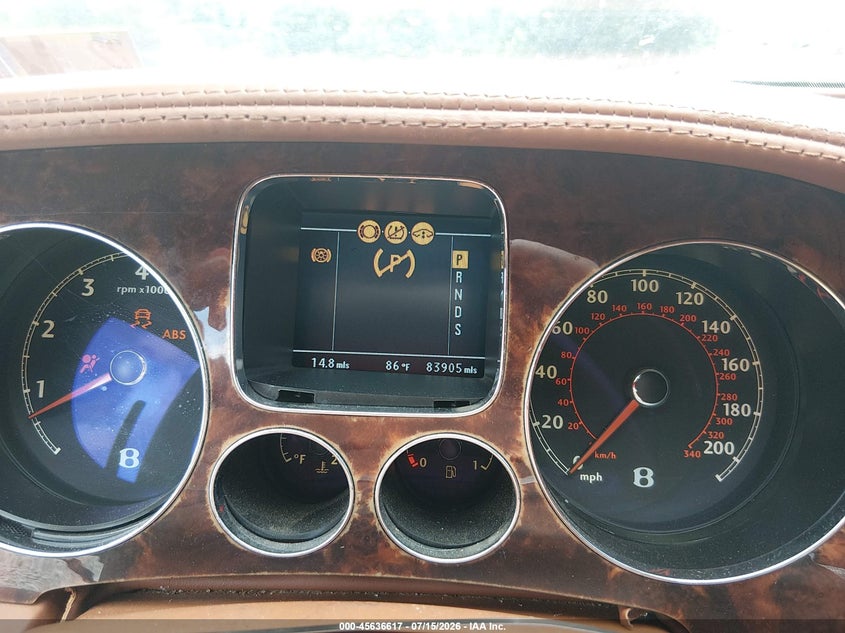 2005 Bentley Continental VIN SCBCR63W95C027597 IAAI salvage auction — NORMAL WEAR, Clear (Alabama), sold $4,050 on 2026-08-31 (photo 7)