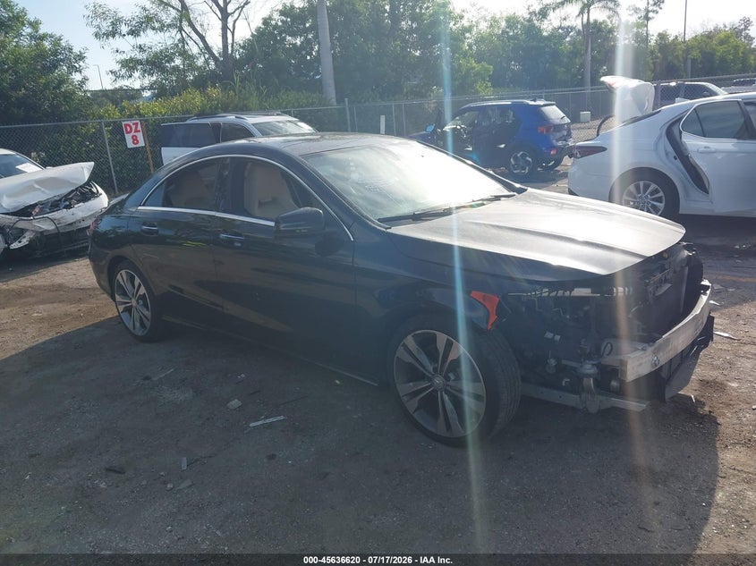2016 Mercedes-benz Cla-klasse VIN WDDSJ4EB5GN365736 IAAI salvage auction — FRONT END, Wait Title, sold $1,525 on 2026-08-17 (photo 1)