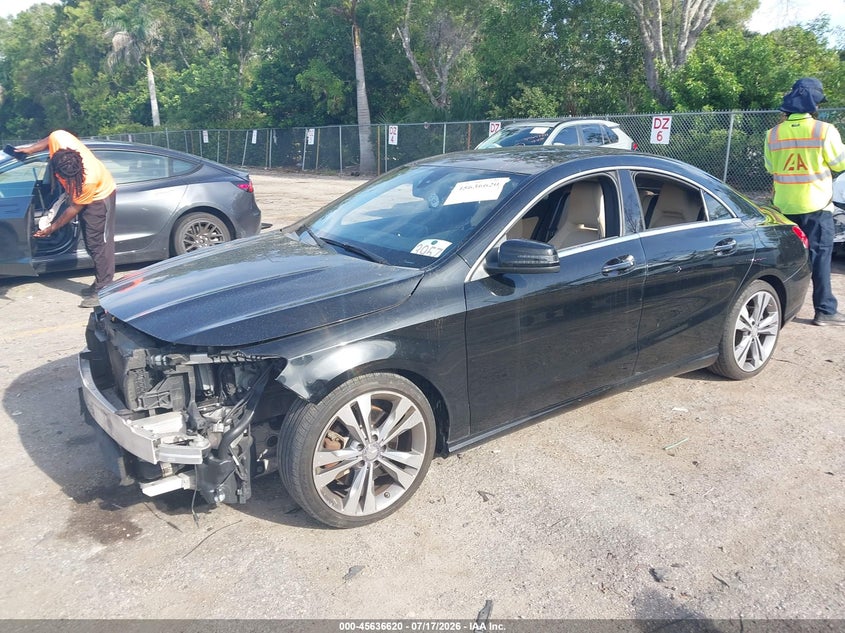 2016 Mercedes-benz Cla-klasse VIN WDDSJ4EB5GN365736 IAAI salvage auction — FRONT END, Wait Title, sold $1,525 on 2026-08-17 (photo 2)