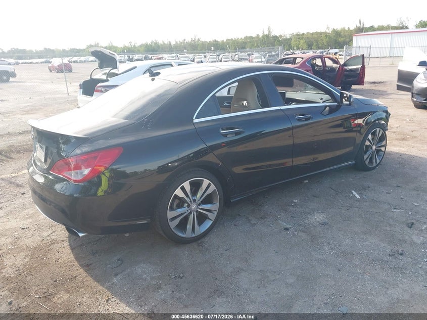 2016 Mercedes-benz Cla-klasse VIN WDDSJ4EB5GN365736 IAAI salvage auction — FRONT END, Wait Title, sold $1,525 on 2026-08-17 (photo 4)