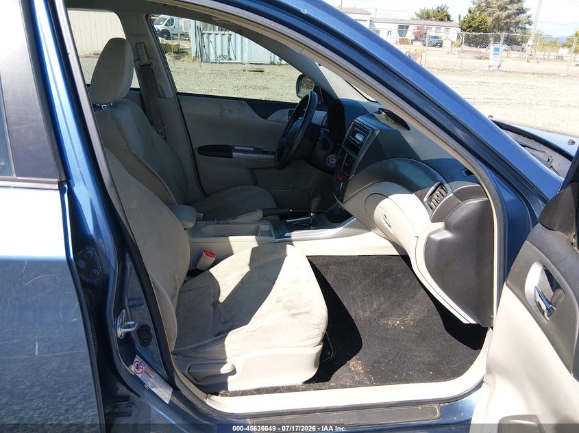 2009 Subaru Impreza VIN JF1GH61679H812686 IAAI salvage auction — NORMAL WEAR, Peddle Clear Public-Restricted (Oregon), sold $125 on 2026-07-29 (photo 5)