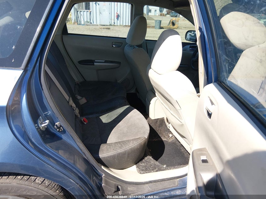 2009 Subaru Impreza VIN JF1GH61679H812686 IAAI salvage auction — NORMAL WEAR, Peddle Clear Public-Restricted (Oregon), sold $125 on 2026-07-29 (photo 8)