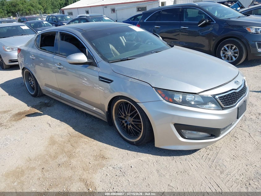2013 Kia Optima VIN 5XXGR4A62DG236815 IAAI salvage auction — NORMAL WEAR, Regular Certificate (Iowa), sold $400 on 2026-07-29 (photo 1)