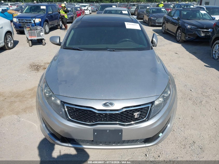 2013 Kia Optima VIN 5XXGR4A62DG236815 IAAI salvage auction — NORMAL WEAR, Regular Certificate (Iowa), sold $400 on 2026-07-29 (photo 6)