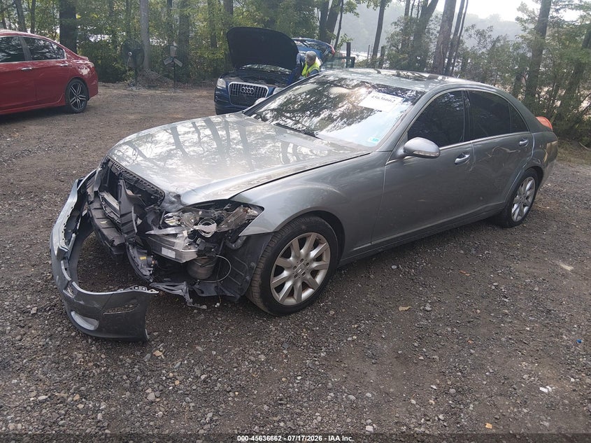 2007 Mercedes-benz S class VIN WDDNG71XX7A084280 IAAI salvage auction — FRONT END, Clear (Virginia), sold $775 on 2026-08-18 (photo 2)