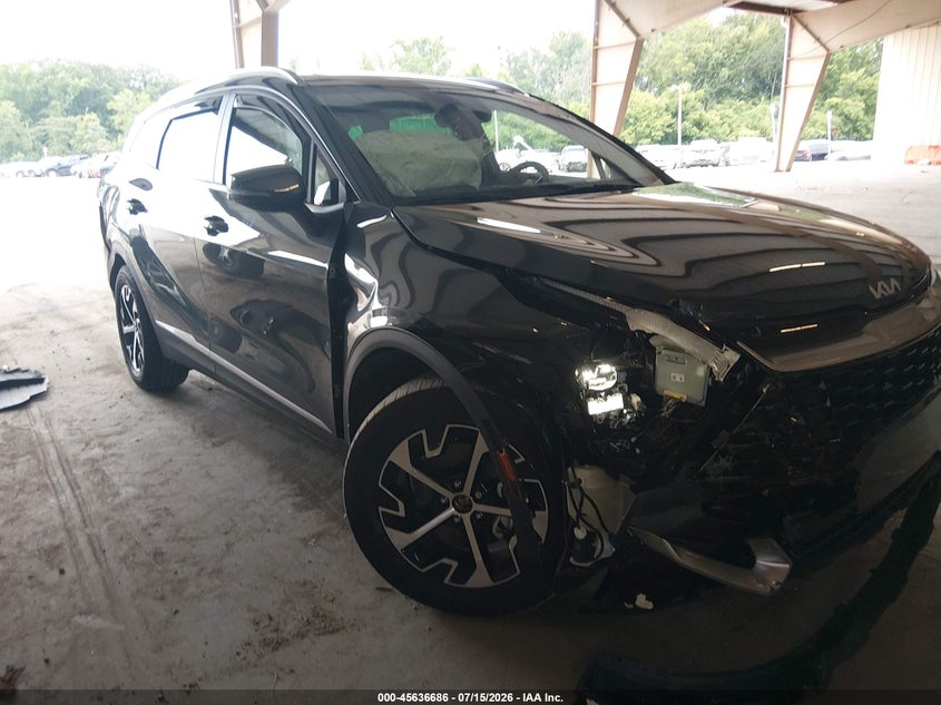 2025 Kia Sportage hybrid VIN KNDPVCDG8S7196823 — IAAI salvage auction photo