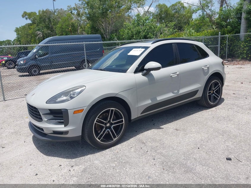 2019 Porsche Macan VIN WP1AA2A59KLB01254 IAAI salvage auction — LEFT REAR, Salvage Title, sold $13,200 on 2026-07-29 (photo 2)