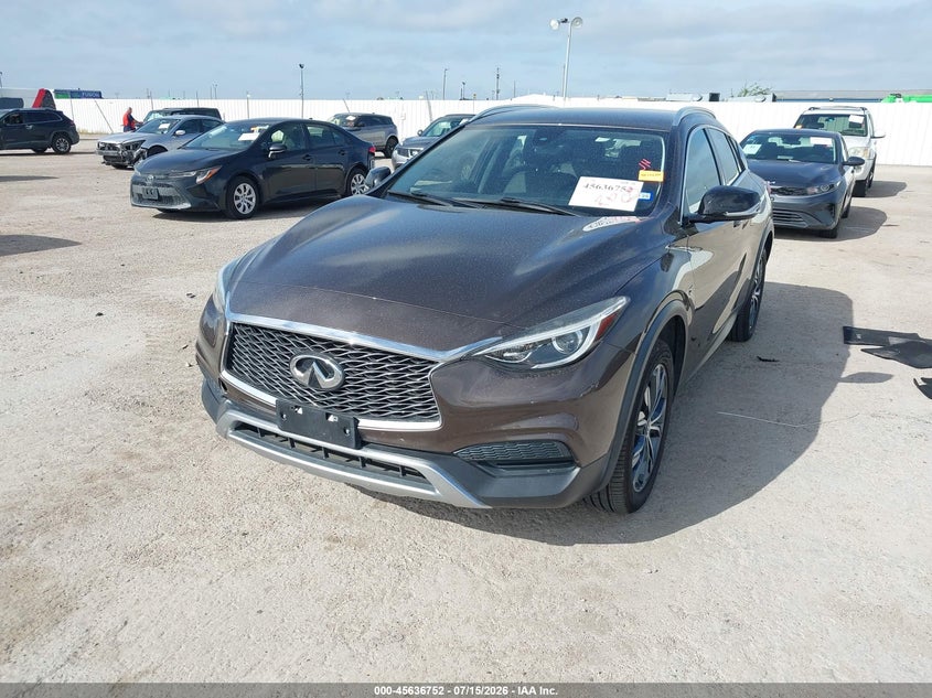 2018 Infiniti Qx30 VIN SJKCH5CR8JA056368 IAAI salvage auction — UNKNOWN, Original (Texas), sold $7,400 on 2026-08-19 (photo 2)
