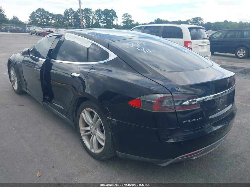 2014 Tesla Model s VIN 5YJSA1H16EFP45613 IAAI salvage auction — NORMAL WEAR, Salvage Title, sold $1,850 on 2026-07-29 (photo 3)