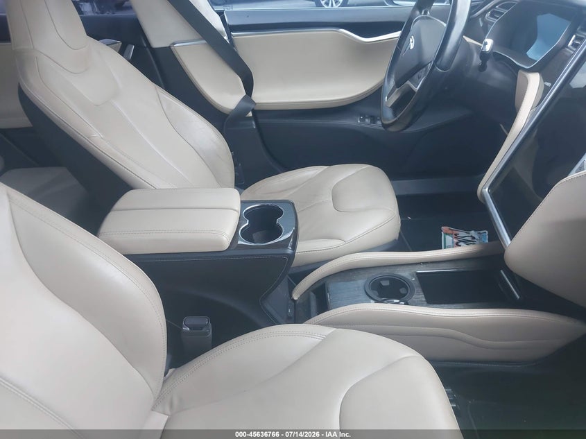 2014 Tesla Model s VIN 5YJSA1H16EFP45613 IAAI salvage auction — NORMAL WEAR, Salvage Title, sold $1,850 on 2026-07-29 (photo 5)
