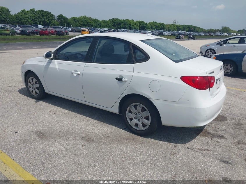 2008 Hyundai Elantra VIN KMHDU46D28U423489 IAAI salvage auction — NORMAL WEAR, Clear (Florida), sold $475 on 2026-07-23 (photo 3)