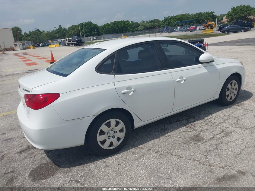 2008 Hyundai Elantra VIN KMHDU46D28U423489 IAAI salvage auction — NORMAL WEAR, Clear (Florida), sold $475 on 2026-07-23 (photo 4)