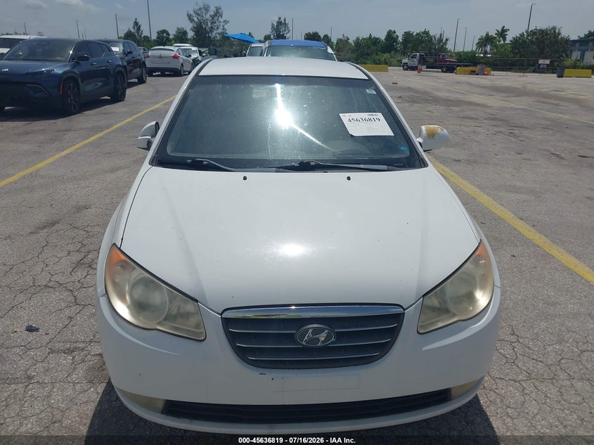 2008 Hyundai Elantra VIN KMHDU46D28U423489 IAAI salvage auction — NORMAL WEAR, Clear (Florida), sold $475 on 2026-07-23 (photo 6)