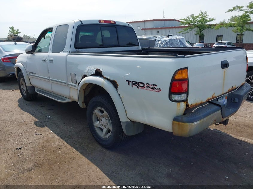 2000 Toyota Tundra VIN 5TBBT4810YS034462 IAAI salvage auction — NORMAL WEAR, Clear (Michigan), sold $575 on 2026-07-30 (photo 3)
