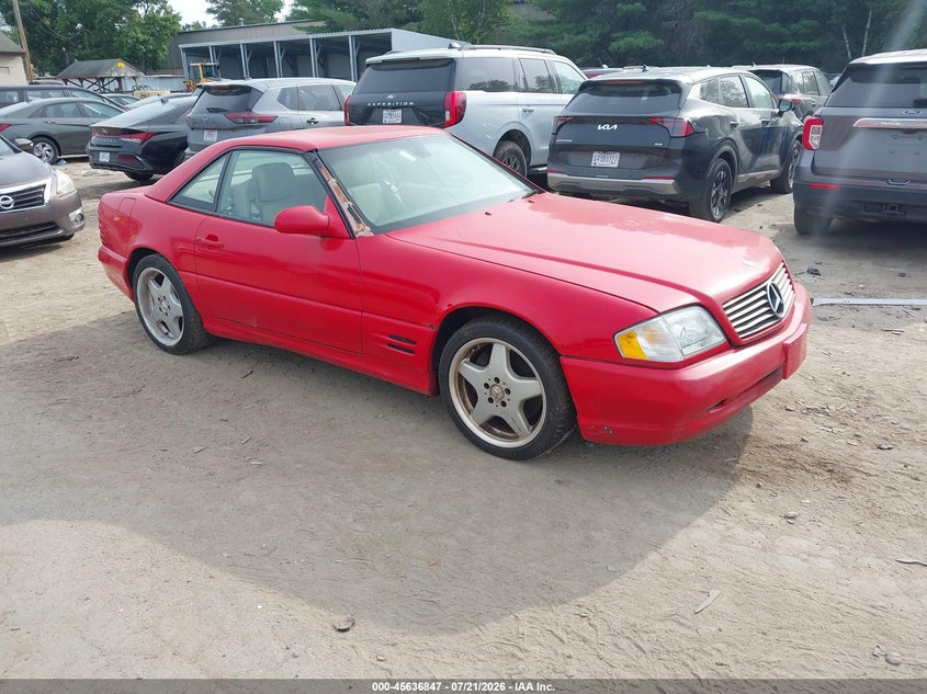 2002 Mercedes-benz Sl-class VIN WDBFA68F02F204895 IAAI salvage auction — NORMAL WEAR, Original (New Hampshire), sold $575 on 2026-07-22 (photo 1)