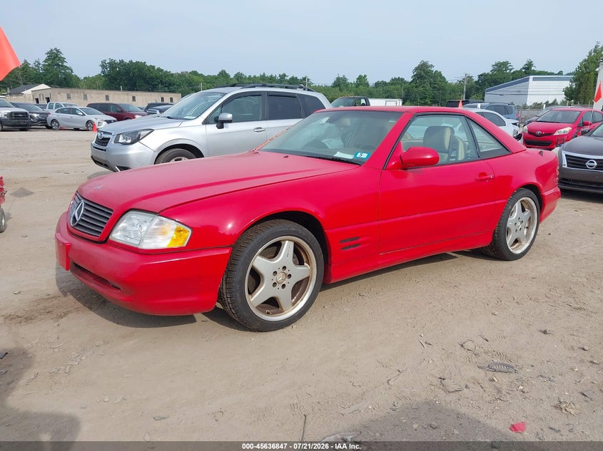 2002 Mercedes-benz Sl-class VIN WDBFA68F02F204895 IAAI salvage auction — NORMAL WEAR, Original (New Hampshire), sold $575 on 2026-07-22 (photo 2)