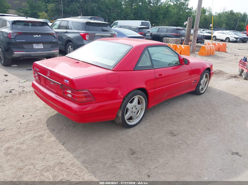 2002 Mercedes-benz Sl-class VIN WDBFA68F02F204895 IAAI salvage auction — NORMAL WEAR, Original (New Hampshire), sold $575 on 2026-07-22 (photo 4)