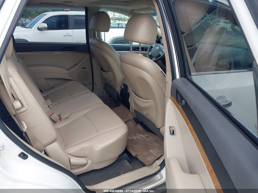 2012 Hyundai Veracruz VIN KM8NUDCC5CU201117 IAAI salvage auction — REPOSSESSION, Salvage Title, sold $875 on 2026-07-17 (photo 8)