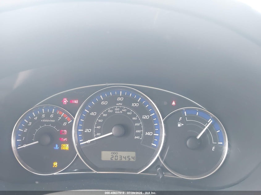 2013 Subaru Forester VIN JF2SHABC6DG406216 IAAI salvage auction — NORMAL WEAR, Clear (Massachusetts), sold $425 on 2026-07-31 (photo 7)