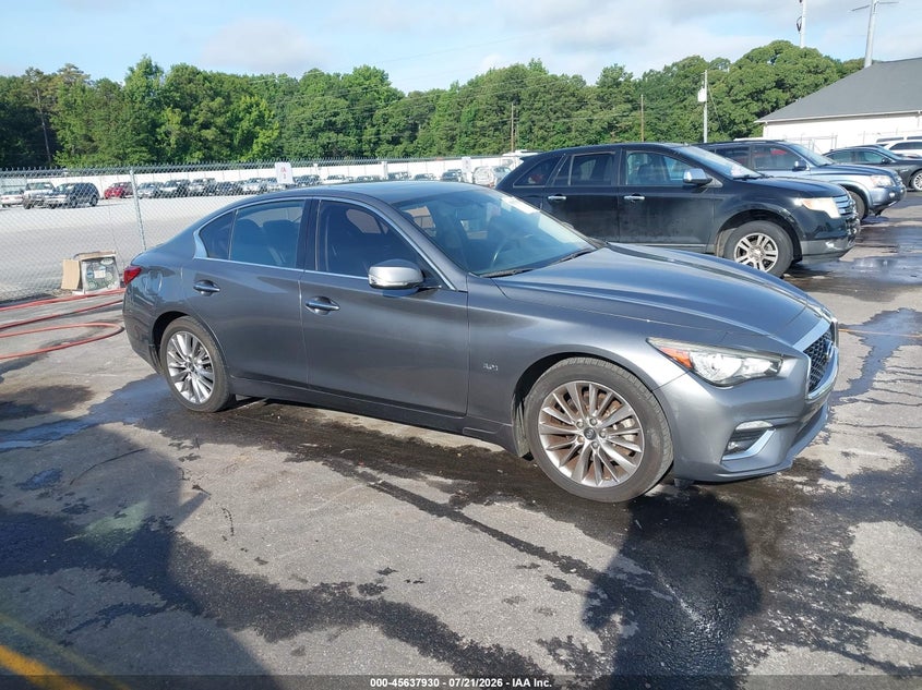 2024 Infiniti Q50 VIN JN1EV7BP7RM600291 IAAI salvage auction — NORMAL WEAR, Clear (California), sold $5,100 on 2026-07-30 (photo 1)