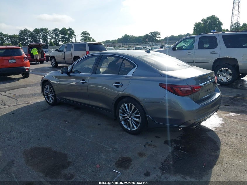 2024 Infiniti Q50 VIN JN1EV7BP7RM600291 IAAI salvage auction — NORMAL WEAR, Clear (California), sold $5,100 on 2026-07-30 (photo 3)