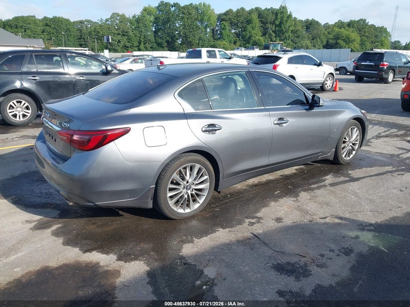 2024 Infiniti Q50 VIN JN1EV7BP7RM600291 IAAI salvage auction — NORMAL WEAR, Clear (California), sold $5,100 on 2026-07-30 (photo 4)