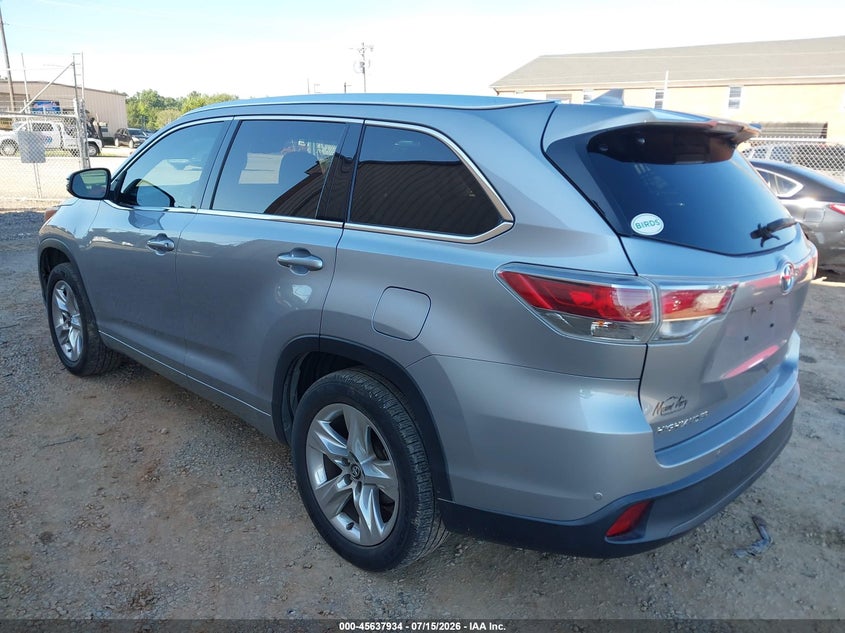 2016 Toyota Highlander VIN 5TDYKRFHXGS181694 IAAI salvage auction — SIDE, Salvage (North Carolina), sold $7,100 on 2026-08-02 (photo 3)