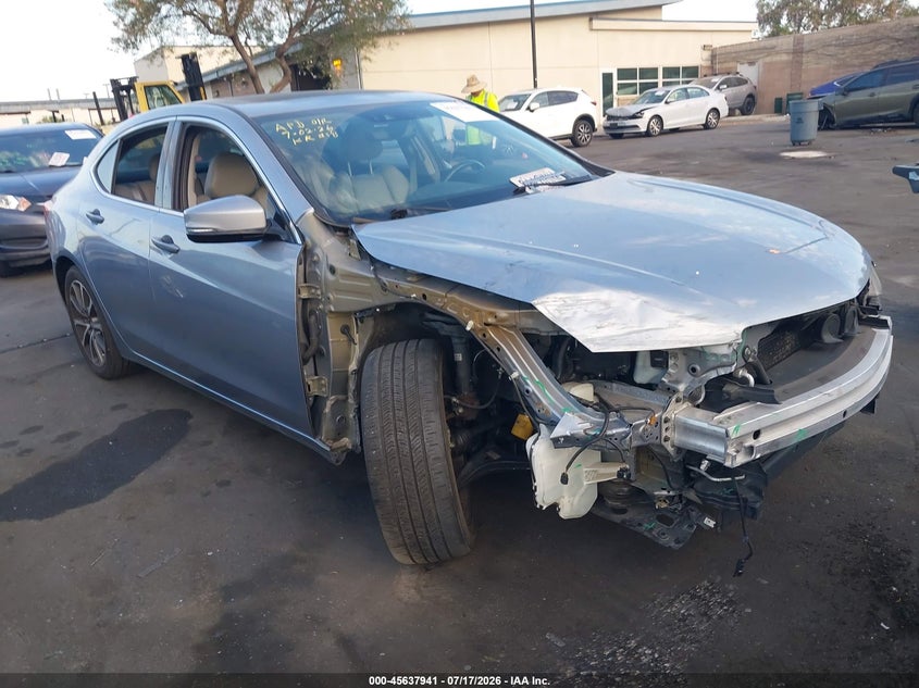 2016 Acura Tlx VIN 19UUB2F58GA002000 IAAI salvage auction — RIGHT FRONT, Salvage Certificate (California), sold $2,150 on 2026-07-24 (photo 1)