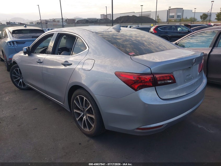 2016 Acura Tlx VIN 19UUB2F58GA002000 IAAI salvage auction — RIGHT FRONT, Salvage Certificate (California), sold $2,150 on 2026-07-24 (photo 3)