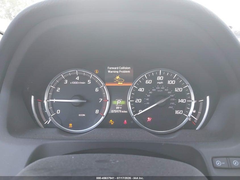 2016 Acura Tlx VIN 19UUB2F58GA002000 IAAI salvage auction — RIGHT FRONT, Salvage Certificate (California), sold $2,150 on 2026-07-24 (photo 7)