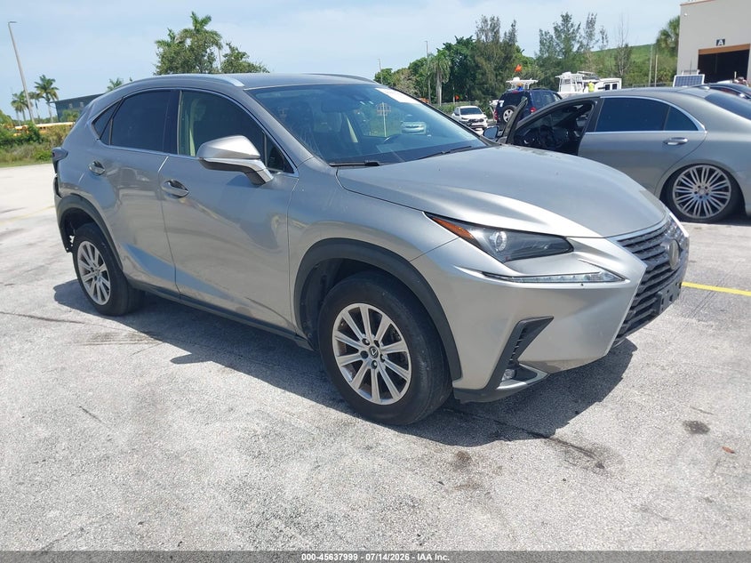 2020 Lexus Nx VIN JTJAARDZ8L5015977 IAAI salvage auction — LEFT SIDE, Salvage Title, sold $25 on 2026-07-23 (photo 1)