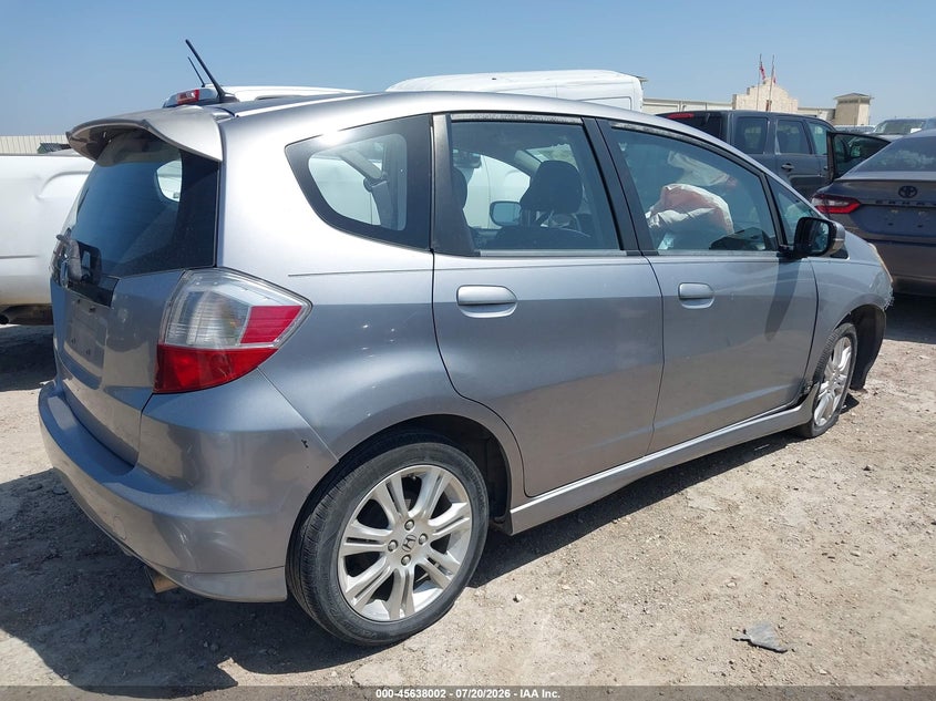2009 Honda Fit VIN JHMGE88459S045683 IAAI salvage auction — NORMAL WEAR, Original (Texas), sold $175 on 2026-07-29 (photo 4)