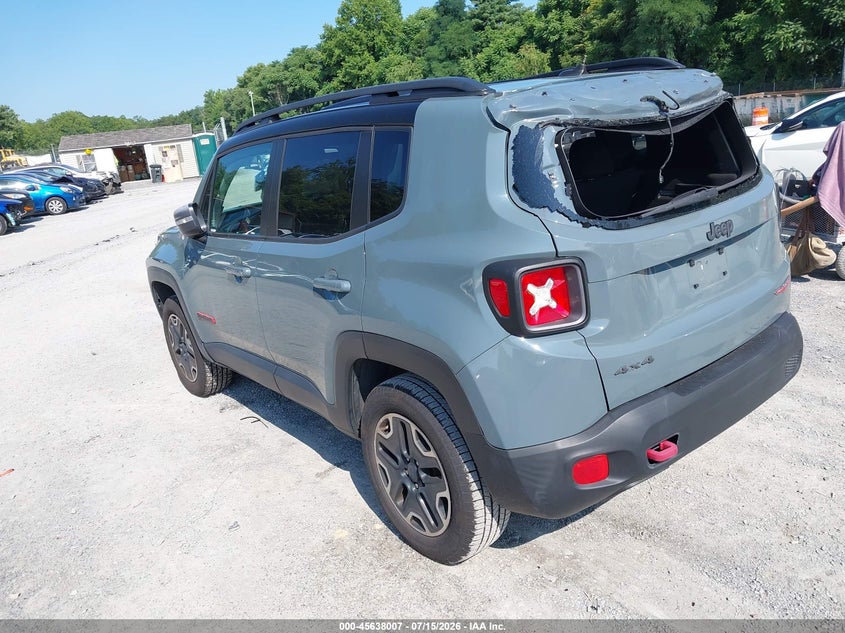 2016 Jeep Renegade VIN ZACCJBCT6GPD21167 IAAI salvage auction — REAR END, Wait Title, sold $1,275 on 2026-08-18 (photo 3)